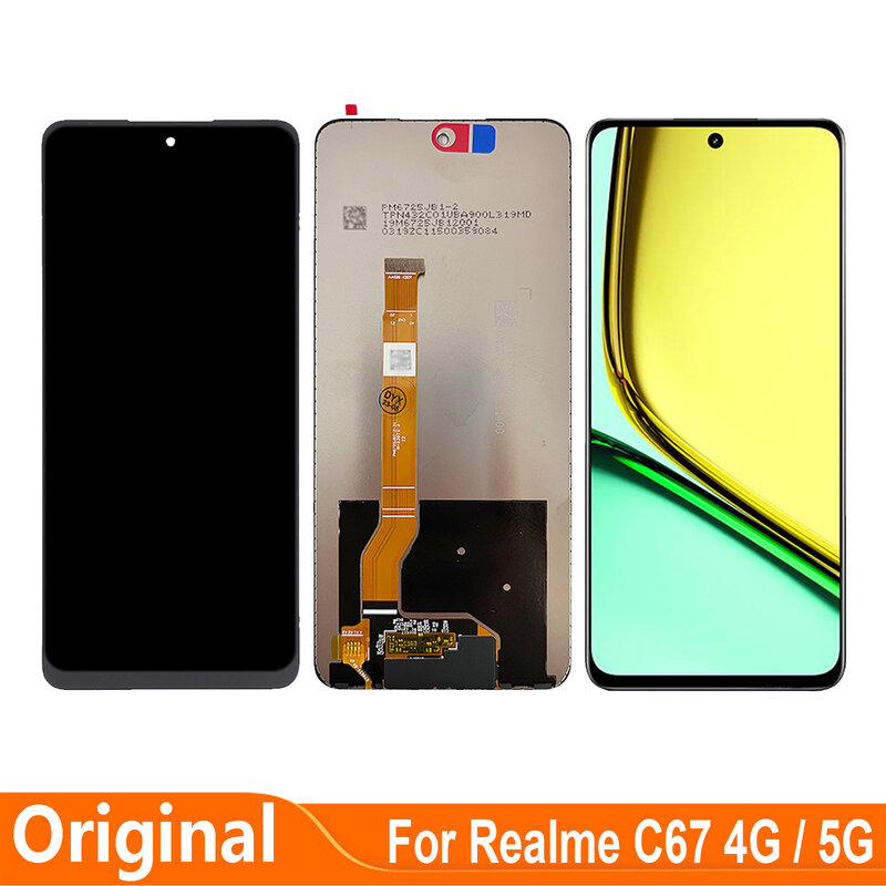 6.72'' For Oppo Realme C67 4G 5G LCD Display Touch Screen Digitizer Assembly Parts
