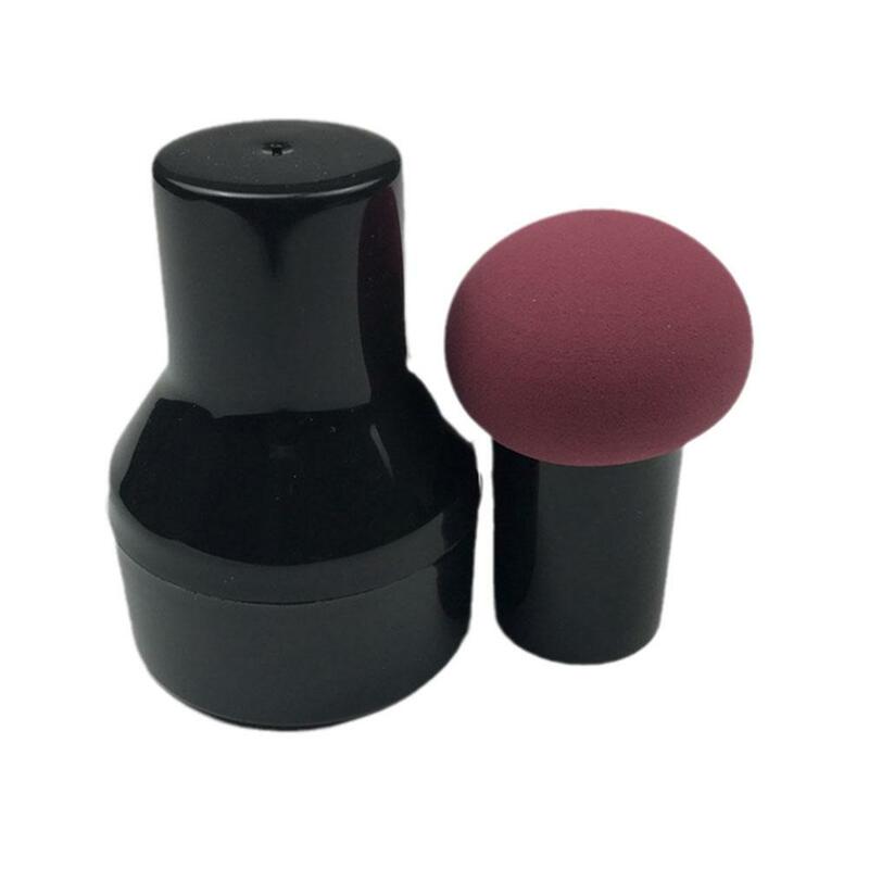 Mushroom Handle Round Head Powder Brush - Cosmetic Makeup Puff Dry Smooth Beauty & Wet Tool Sponge, Concealer Foundation Z0U3