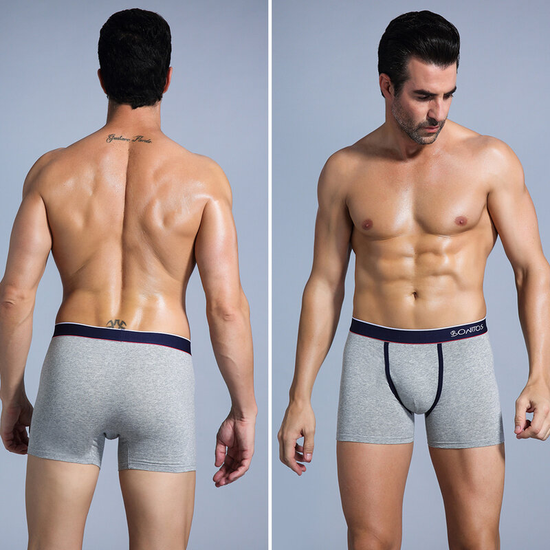 4Pcs ชุดชั้นในสำหรับนักมวยชายผ้าฝ้ายผู้ชายกางเกงแพ็ค Boxershorts กางเกงขาสั้นบุรุษใหม่ Homme Boxer กางเกงขาสั้นเซ็กซี่