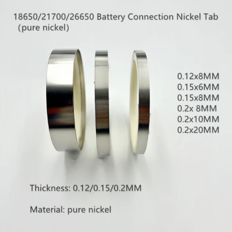 Lassen Lage Interne Weerstand Pure Nikkel Strip Lithium Batterij Pure Nikkel Sheet Power Lithium Batterij Aansluiting