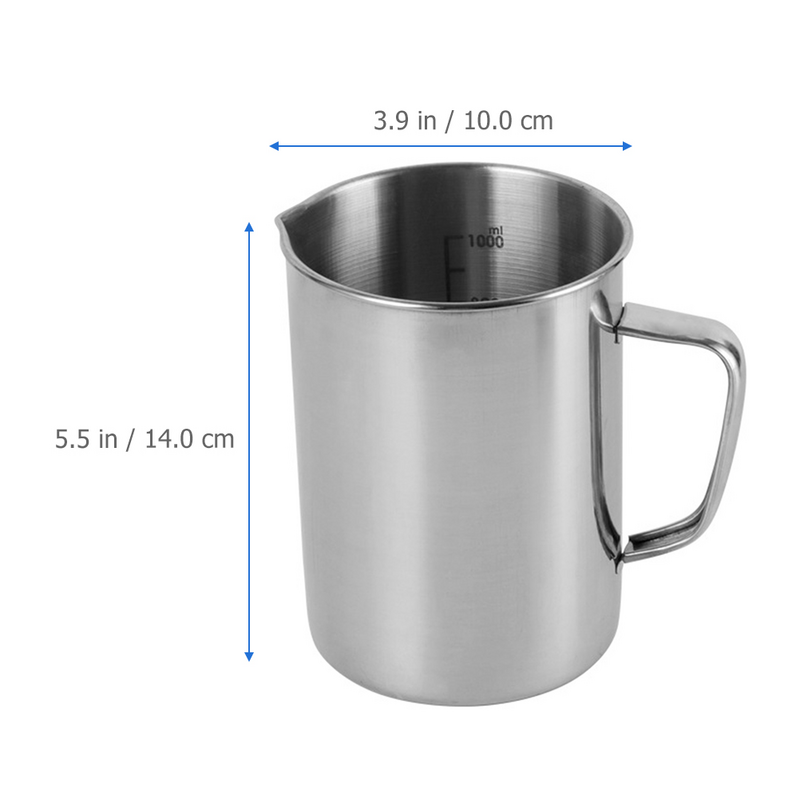 실험용 측정 컵 커피 머그잔, 실험실 주전자 도구, 스테인레스 스틸 체중계