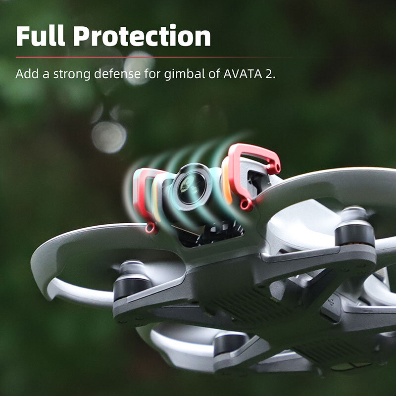 Liga de alumínio Gimbal Bumpers para Avata 2, Anti-Colisão Bar, Protetor, Lens Bumper, Drone Acessórios