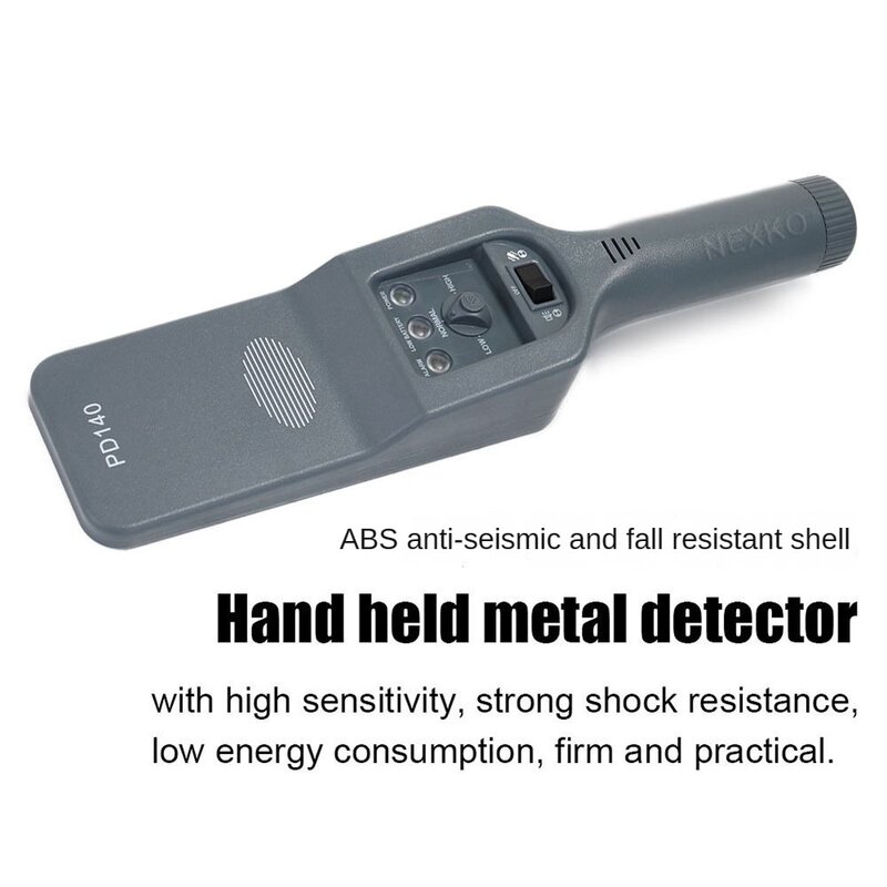 Detector De Metal Handheld PD140 Alta Sensibilidade Pequeno Nail Detector Detector Caixa De Cigarro Do Telefone Móvel Detector De Segurança