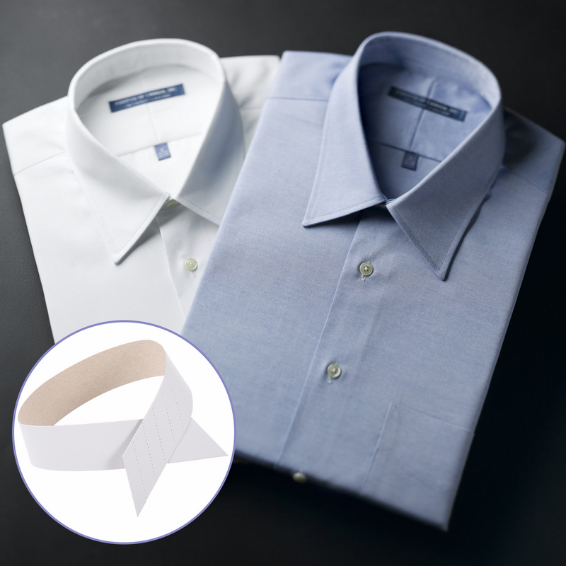 100pcs Shirt Collar Support Stays Paper Shirt Collar Fixing Supports Shirt Collars Fixing Supplies