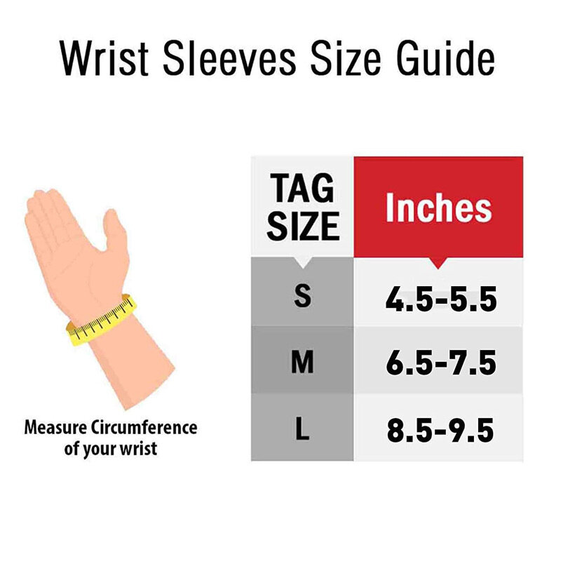 Wrist Support Professional Wristband Sports Compression Gloves Wrist Guard Arthritis Gloves Elastic Palm Brace for Women Men