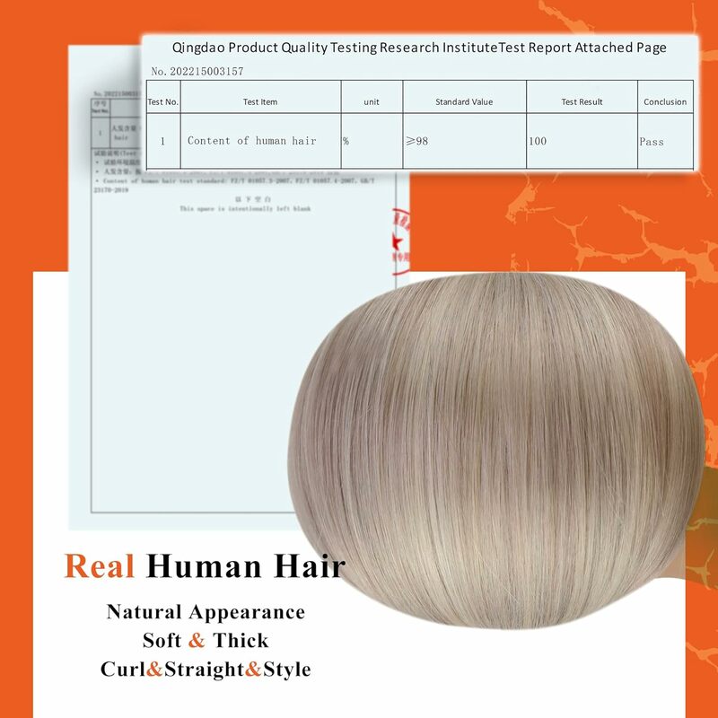 Remy Extensões de cabelo humano, Full Shine U Tip, Balayage Color, Keratina Glue Beads, Prebonded, 40-50g