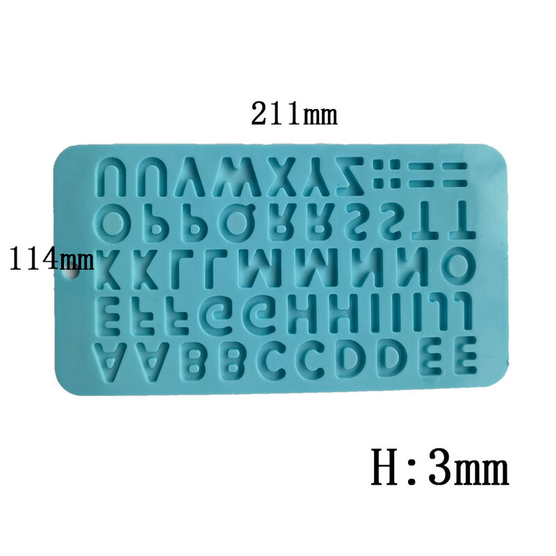 Letter&Number Chocolate Silicone Mold Alphabet Cookie Candy Cake Mold Baking Pastry Tray Tool Cake Decorate Kitchen Accessories