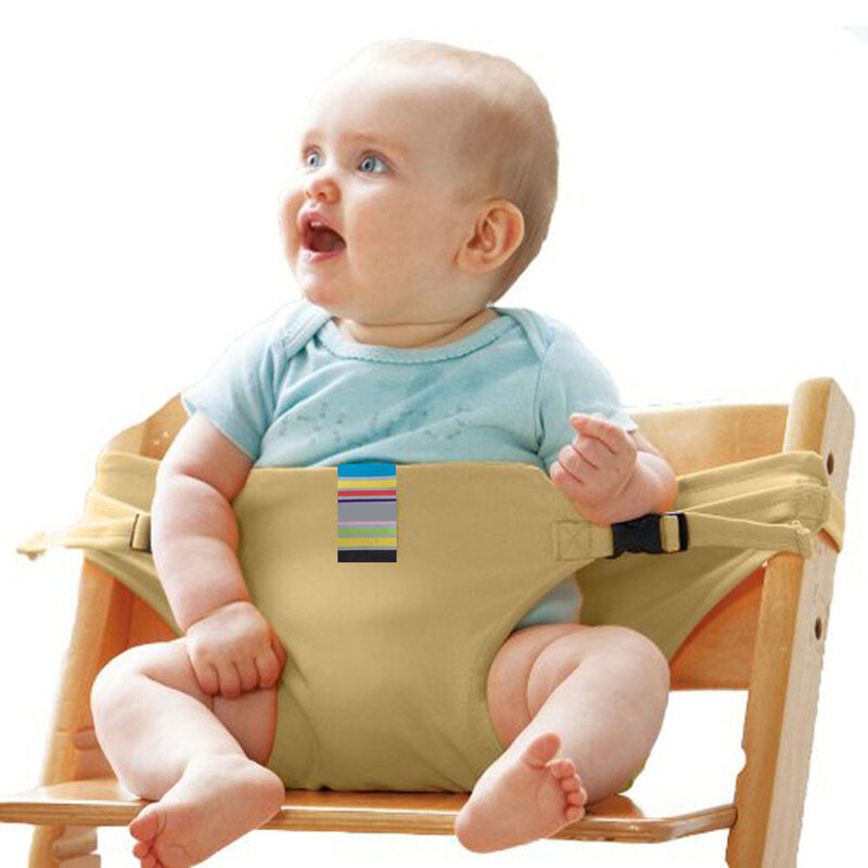 ZK40 Infant Seat Seat Belt Infant Child Wrap Foldable Travel Portable Dining Chair Feeding Aid with Seat Belt