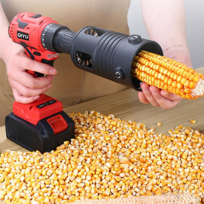Accesorio para trilladora de maíz portátil, máquina peladora de maíz totalmente automática, cabezal pequeño, separador eléctrico de granos