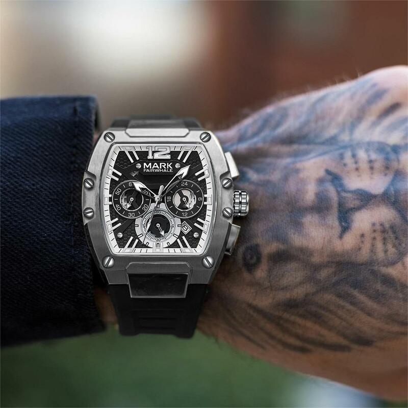 Fairwhale-Reloj de pulsera deportivo para Hombre, cronógrafo de cuarzo con correa de silicona, marca de lujo, 2024
