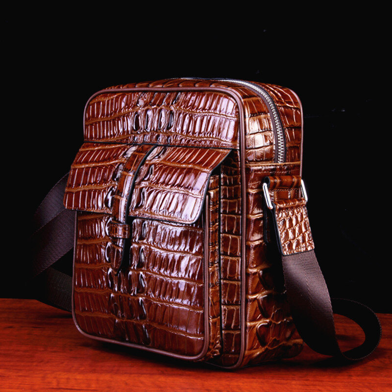 Nuova valigetta da ufficio a spalla singola da uomo in vera pelle borsa a tracolla da lavoro di alta qualità borse per Laptop a tracolla di lusso