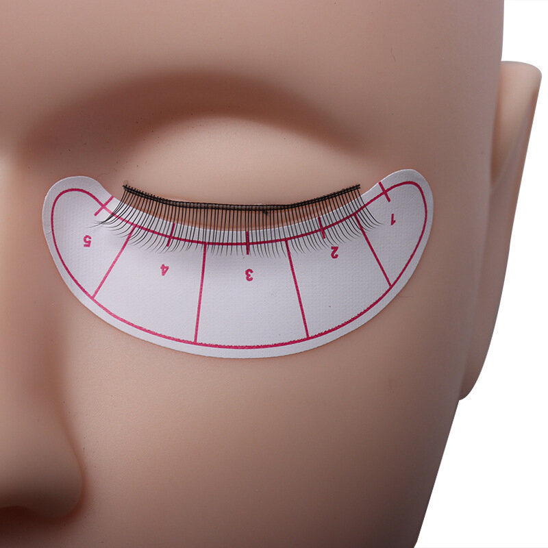 Ciglia 3D 70 paia/pacco ciglia patch di carta sotto i cuscinetti per gli occhi esercizi di estensione delle ciglia strumento per il trucco dell'involucro dell'autoadesivo della punta degli occhi