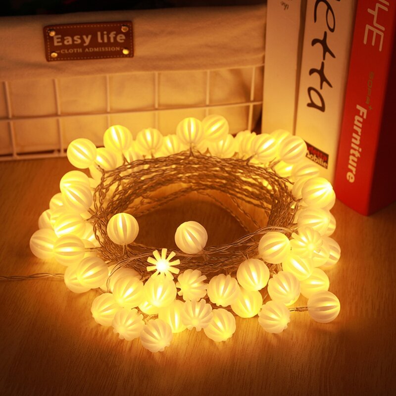 LED 스트링 조명, 고품질 태양 에너지 조명 장식, 요정 램프, 따뜻한 흰색 화환 램프, 웨딩 파티, 8 가지 모드