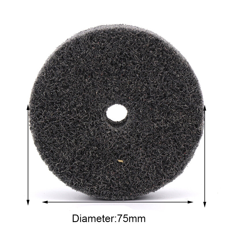 75 millimetri 3 pollici di Diametro In Fibra di Nylon Lucidatura Ruota Per I Metalli Ceramica Strumento di Legno Marmo Rettifica Disco di Lucidatura Abrasivo