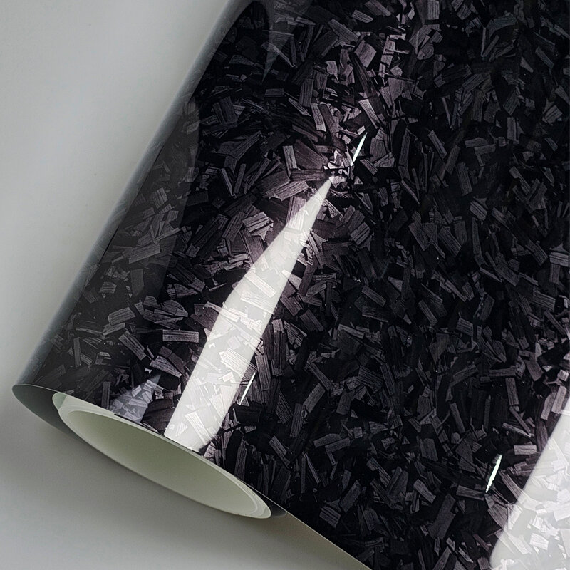 Forgiato carbonio argento nero carbonio vinile avvolgere fantasma Camo autoadesivo fai da te Styling auto adesivi per moto decalcomania avvolgimento
