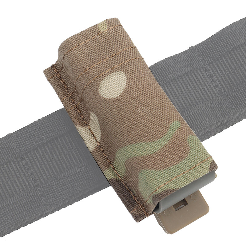 Taktis cepat 9mm kantong magnet tunggal wadah pembawa MOLLE Airsoft Gear