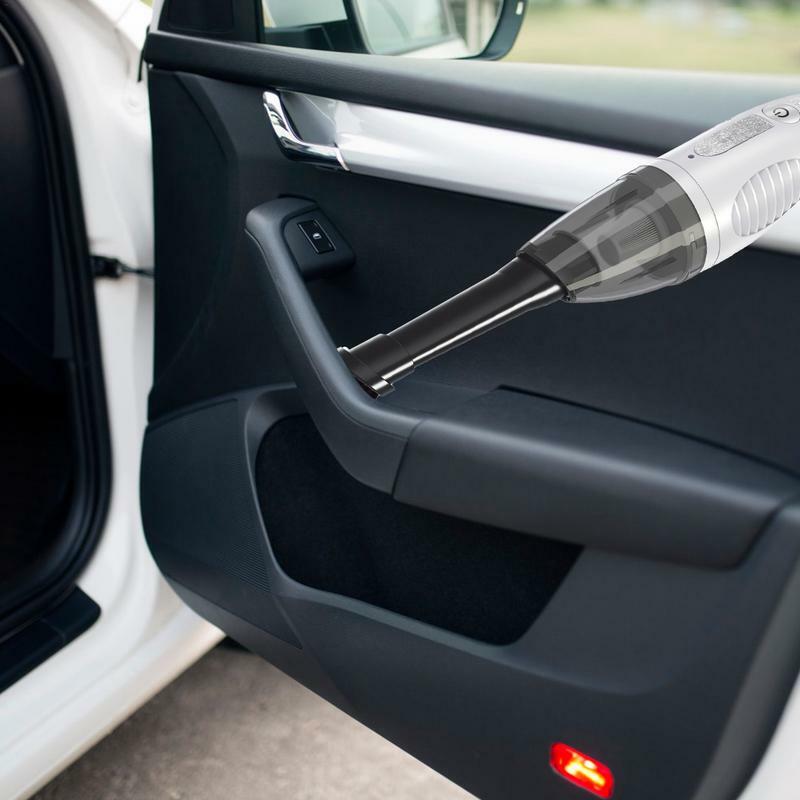 Vakum mobil portabel tanpa kabel, penyedot debu genggam daya tinggi 13000pa, dapat diisi ulang USB, pembersih debu mobil portabel untuk meja Mobil