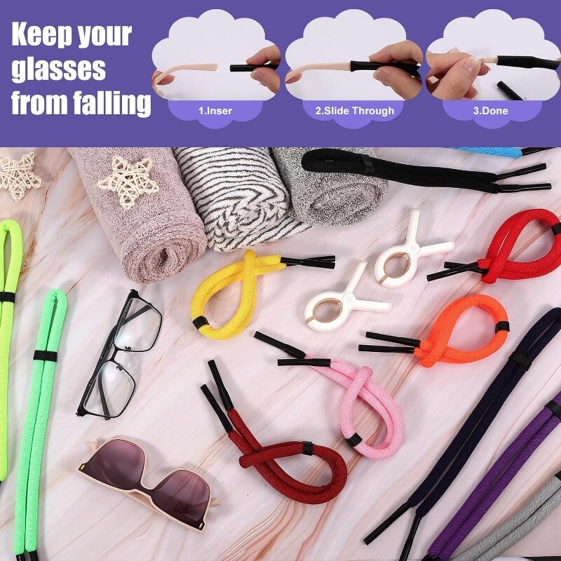 Floating Glasses Rope Surfing Eyeglasses Lanyard Swimming Sports Spectacles String Straps Diving Goggles Cord Eyewear Accessory