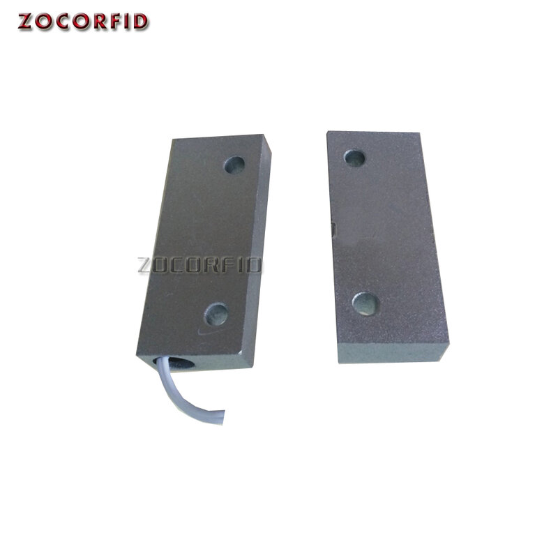 Interruptor Magnético para sistema de alarma, Sensor de ventana y puerta con cable de aleación de aluminio resistente al agua, sin tipo