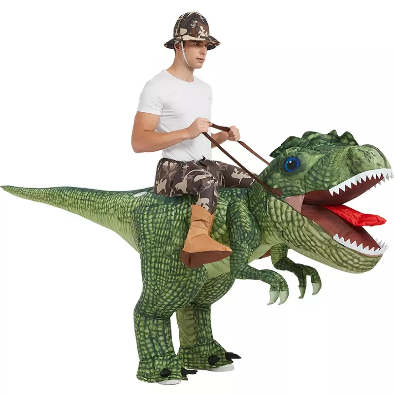 Fancy Mascot Anime Halloween Party Cosplay Costumes for Adult Interesting Dino Cartoon Sets Dinosaur Inflatable Costume Kids