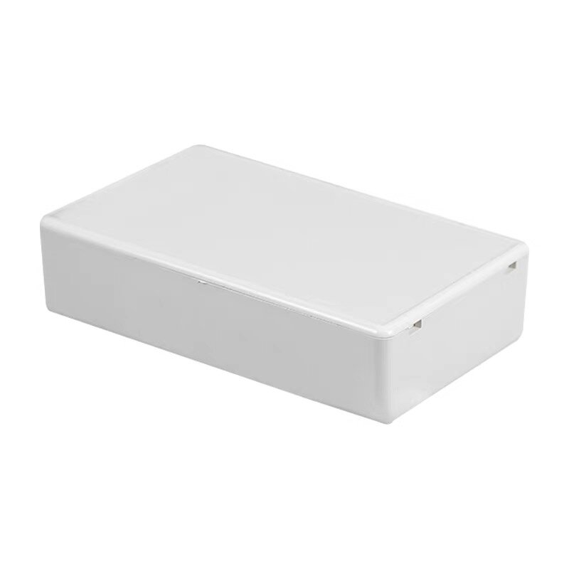 Caja de almacenamiento de instrumentos de carcasa DIY, cajas impermeables blancas y negras, caja de proyecto electrónico, 70/100mm