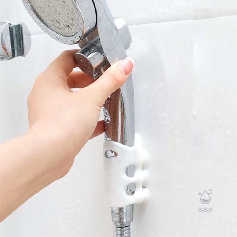 Silikon Dusch sauger abnehmbares Zubehör schmutzig waschen Haustier Bad Saugnapf Halterung Bad bewegliche Düse nahtlose Entferner