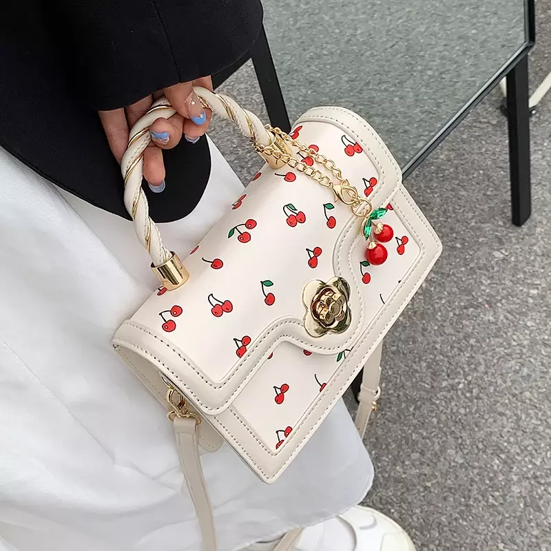 Женская сумка-Кроссбоди с принтом в виде фруктов