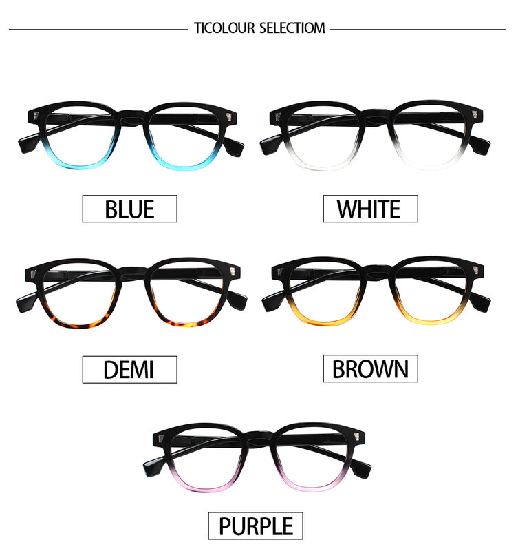 Очки для чтения Boncamor с защитой от синего света, для мужчин и женщин, овальные весенние очки для чтения, защитные компьютерные очки для зрения + 0 ~ + 400