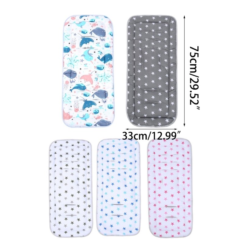 Baby Stroller Comfortable Cotton Cart Mat Infant Cushion Pad for Toddlers Dropship