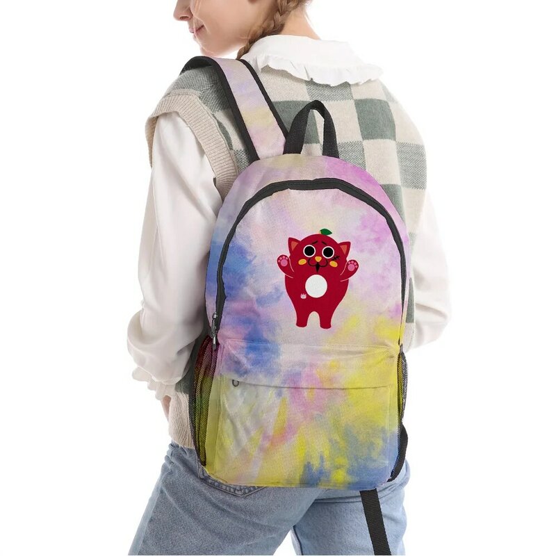 Nyango 스타 하라주쿠 남녀공용 성인 어린이 가방, 캐주얼 데이팩 가방, 배낭 소년 학교 귀여운 애니메이션 가방, 신제품