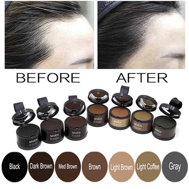 NEUE Make-Up Schönheit Concealer Haar Flauschigen Haaransatz Reparatur Haar Füllung Pulver Stirn Trimmen Haar Schatten