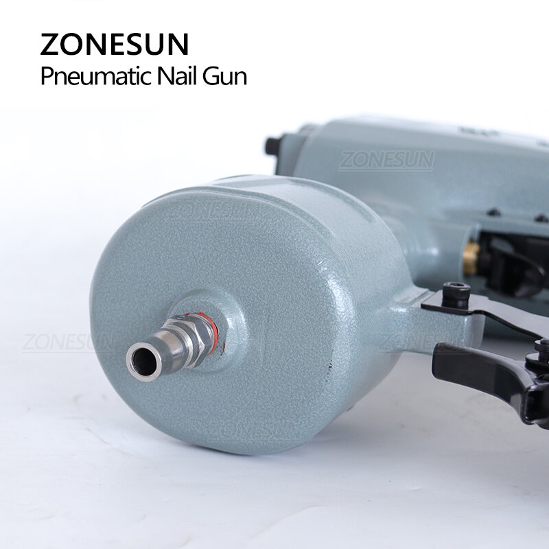 ZONESUN ZS-ST64K, пневматический пистолет для ногтей, инструмент для установки, аппаратное оборудование, украшение дома, деревообработка, Плотничное производство