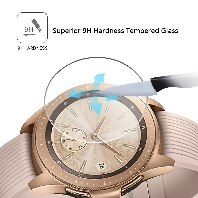5/3/1 szt. do zegarka Samsung Galaxy 46mm 42mm 9H szkło hartowane odporne na zarysowania przeciwwybuchowa folia ochronna na ekran