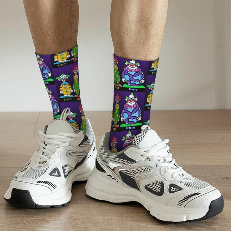 Носки из космоса Killer Klowns, Супермягкие чулки, всесезонные длинные носки, аксессуары для мужчин и женщин, подарок на день рождения