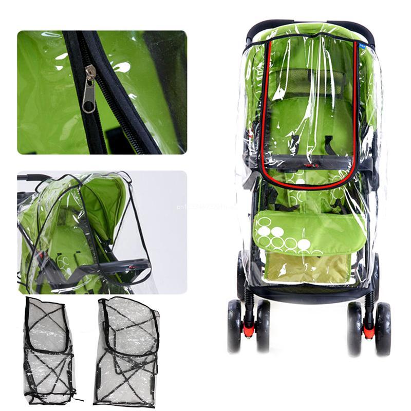 Baby Stroller Rain Cover Windshield Stroller Accessories Trolley Accessories