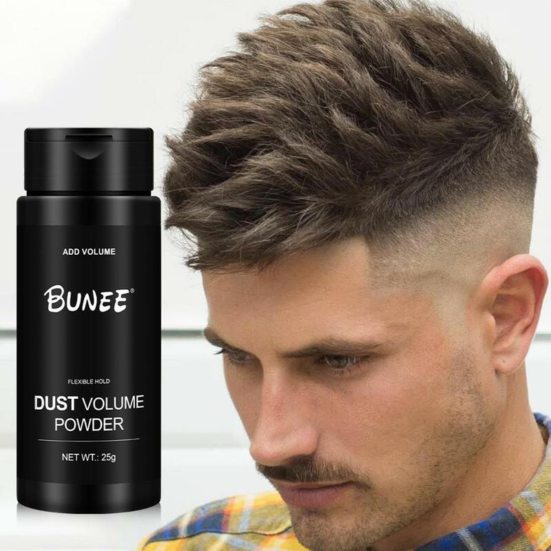 Polvo de peinado para hombres, Control de aceite, polvo esponjoso para aumentar el volumen del cabello al instante, peinado de larga duración, H3O3