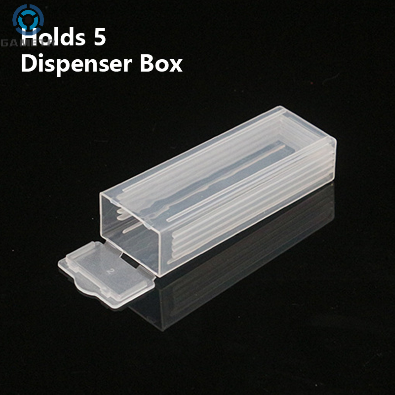 Boîte de rangement portable en plastique ABS pour microscope, porte-lames de laboratoire, boîte de distributeur, boîte d'emballage à glissière pour microscope, 5 pièces