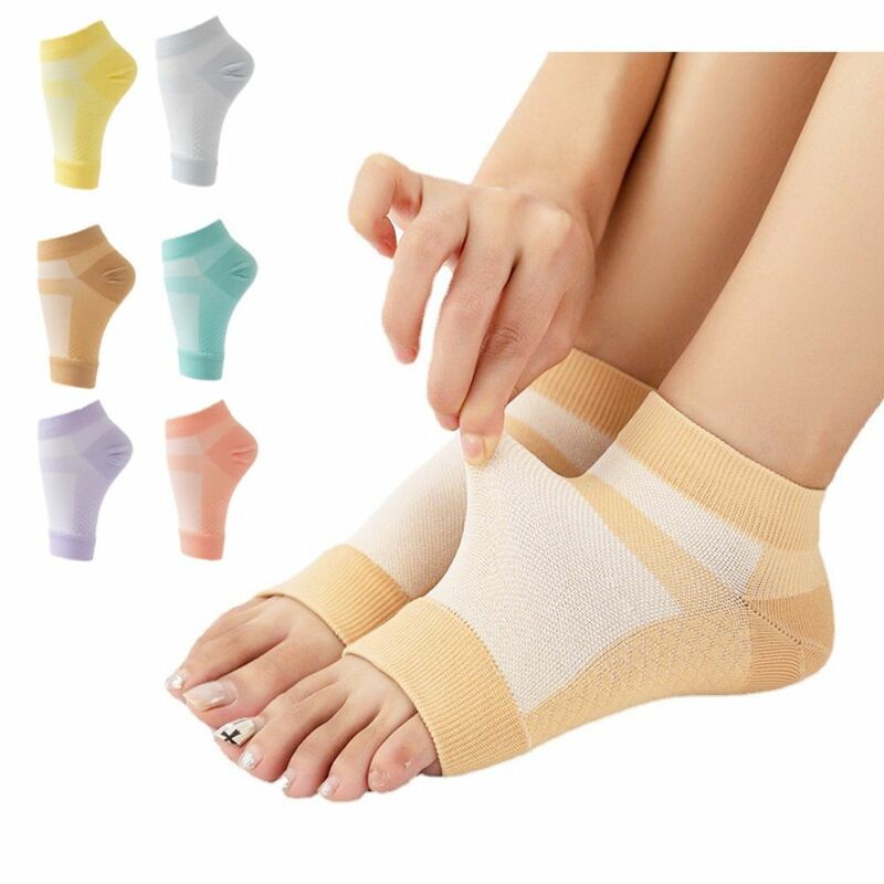 Носки компрессионные с защитой лодыжки, дышащие увлажняющие восстанавливающие и треснувшие носки унисекс для ухода за кожей ног