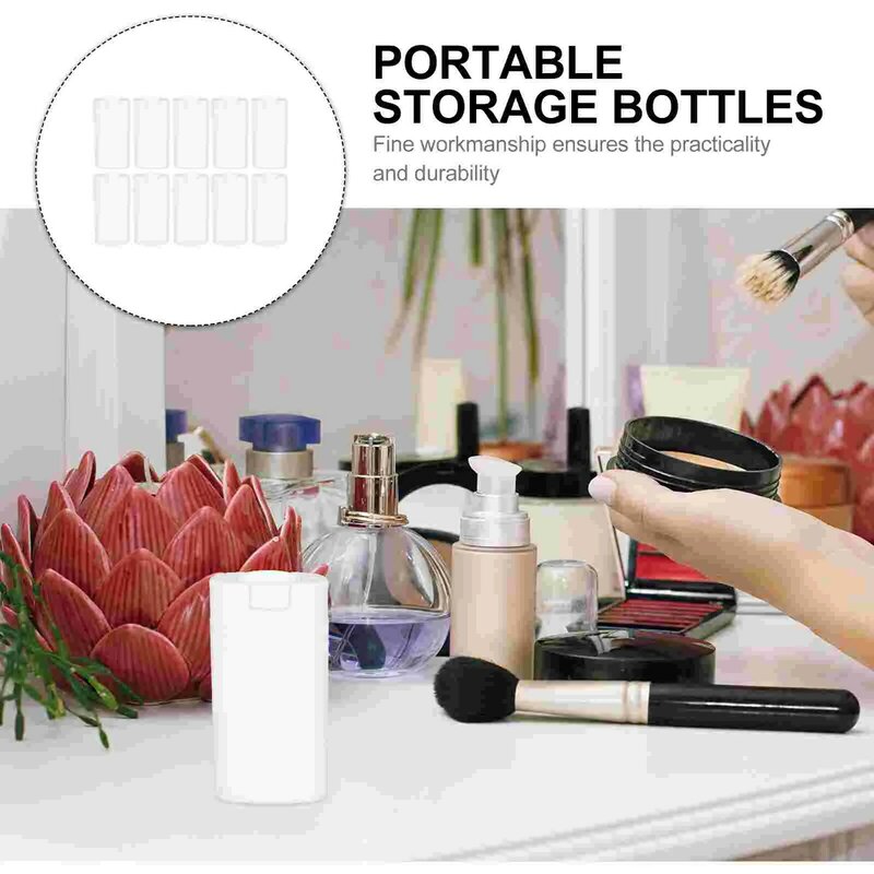 Envases de barra de loción para piezas, botes desodorantes transparentes, tubo desodorante, 10 unidades