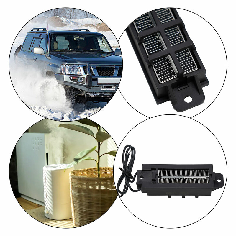 Riscaldatore di tipo conduttivo aria cc con parti di elettrodomestici termostatici in ceramica e alluminio PTC