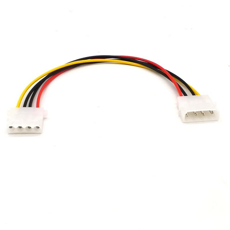 1pcs IDE 4 Pin Molex Female To 4 Pin Female Power Extension Connector Cable IDE 4 Pin Female To Female Cable 30cm