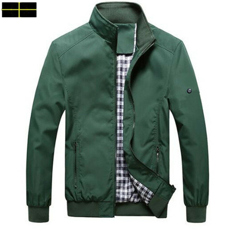 ST0NF primavera autunno stile disco distintivo ricamo giacca con cerniera da uomo bomber giacca a vento casual alla moda baseball unif