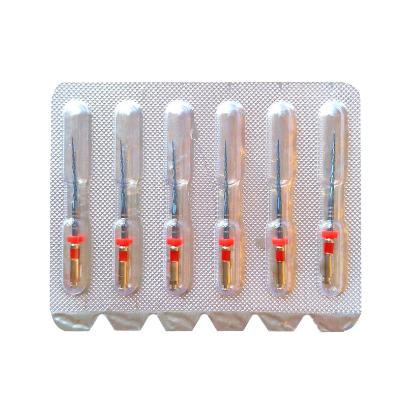 Limas de calor azules recíprocas dentales, instrumento endodóntico de 25mm, R25