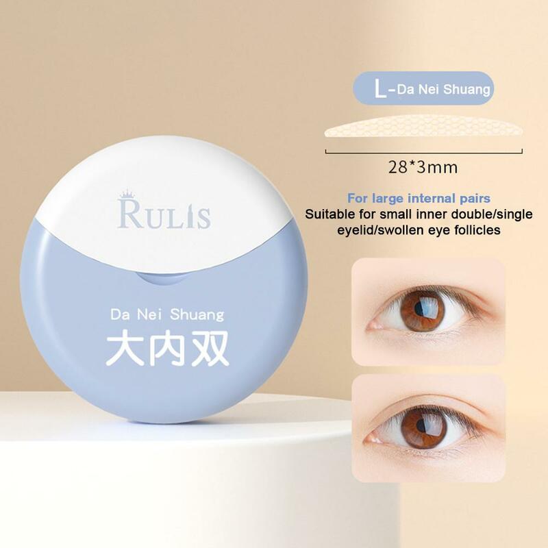 Double Eyelid Patch Invisible Olive Shaped Fiber Instant Paste Eyelid Enlarge Tape Lasting Tool Stickers Beauty Lift Eyes L R0Q0