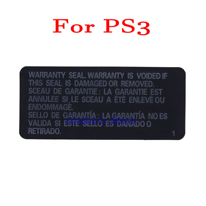 Autocollant de Sceau de Sécurité pour Boîtier de PS3, Sceaux de Garantie