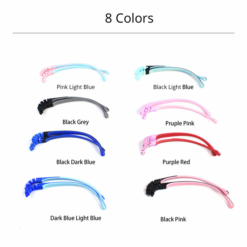 Детские очки с дужками и силиконовым гелевым покрытием для мальчиков и девочек детские очки для ремонта ног