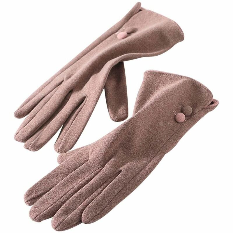 Modne damskie ciepłe rękawiczki nowe z ciepłą podszewką ekrany dotykowe zimowe rękawice termiczne z ekranem dotykowym zimna pogoda rękawice
