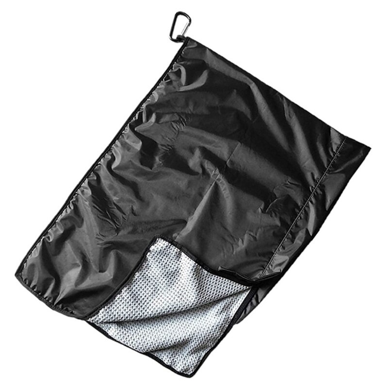Borsa da golf impermeabile Cappuccio antipioggia Asciugamano per la pulizia Protezioni antipioggia Copertura facile da