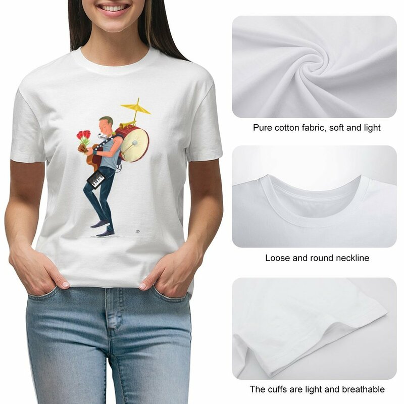 Camiseta de un cielo lleno de estrellas para mujer, ropa de verano, top con estampado de animales, camisetas de gran tamaño para niñas