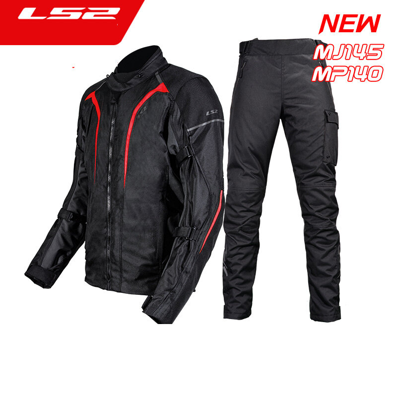 LS2 Sepang MJ145 MP140 jaket motor pria wanita, pakaian berkendara tahan air musim semi musim dingin kota Urban CE